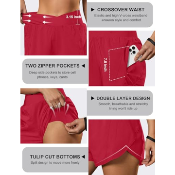 Blooming Jelly Women's Workout Shorts | High Waisted Gym Sport