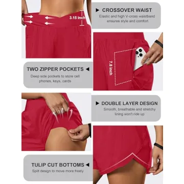 Blooming Jelly Women's Workout Shorts | High Waisted Gym Sport