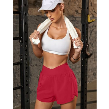 Blooming Jelly Women's Workout Shorts | High Waisted Gym Sport