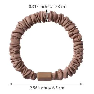 Silk Hair Ties 12Pcs Small Silk Scrunchies Silk Hair Tie Elastic Ponytail Holders Cute Soft No Slip ...