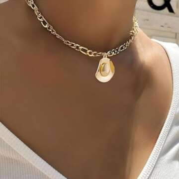 KOFISNI Cowboy Boot Necklace: Western Charm for Women