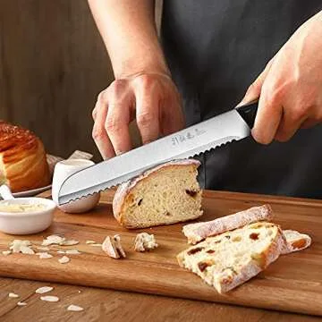 HAMMER IRON ALLEY 8-Inch Ultra-Sharp Bread Knife
