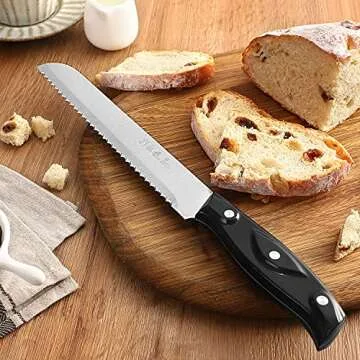 HAMMER IRON ALLEY 8-Inch Ultra-Sharp Bread Knife