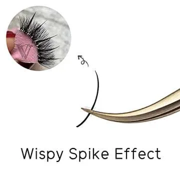 VAVALASH Premade Fan Spikes Lash Extensions Mixed Tray 8-15mm C Curl 0.07mm Matte Black Eyelash Extension Supplies Spikes Fans（C-0.07,8-15mm）