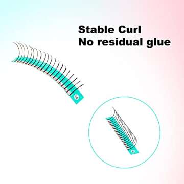 VAVALASH Premade Fan Spikes Lash Extensions Mixed Tray 8-15mm C Curl 0.07mm Matte Black Eyelash Extension Supplies Spikes Fans（C-0.07,8-15mm）