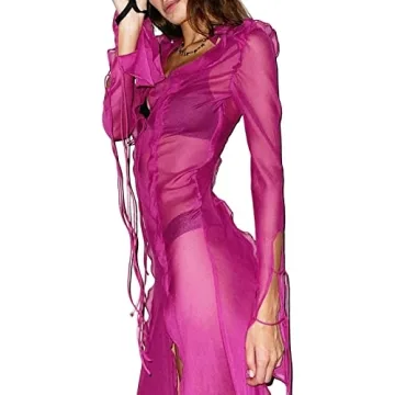 Womens Sexy Elegant Mesh Dress for Beach or Nightwear