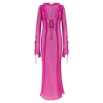 Womens Sexy Elegant Mesh Dress for Beach or Nightwear