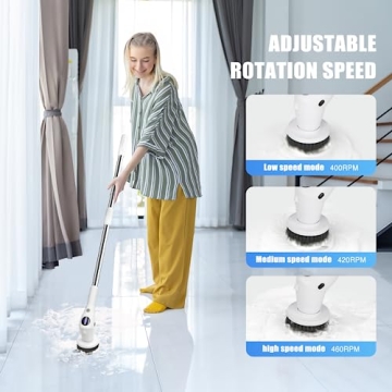 Untovei Electric Spin Scrubber for Effortless Home Cleaning