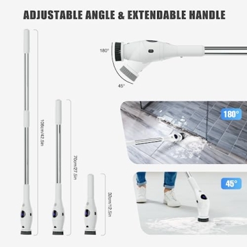 Untovei Electric Spin Scrubber for Effortless Home Cleaning