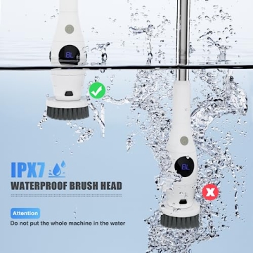 Untovei Electric Spin Scrubber for Effortless Home Cleaning