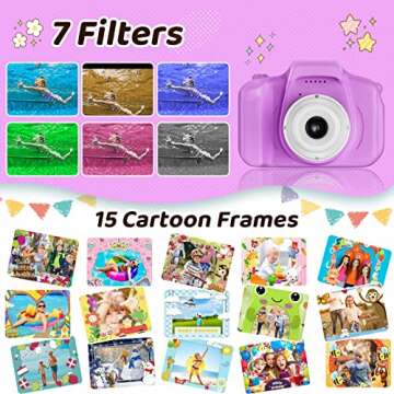 Kids Waterproof Camera - HD 1080P Adventure Gift for Ages 4-12