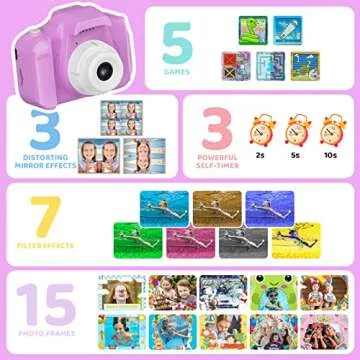 Kids Waterproof Camera - HD 1080P Adventure Gift for Ages 4-12