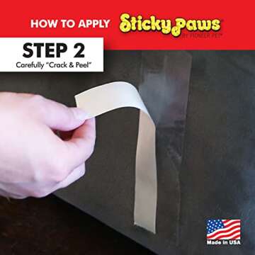 Pioneer Pet Sticky Paws Furniture Strips Cat Deterrent