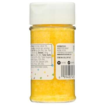 365 by Whole Foods Market, Yellow Decorating Sugar, 3.3 Ounce