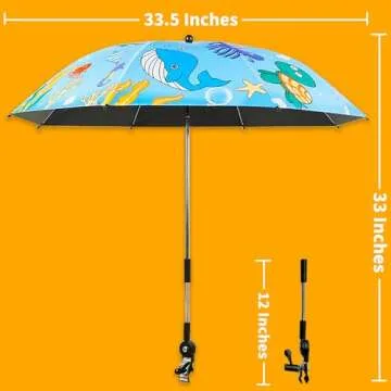 HMOCK Water Table Cover and Umbrella for Toddlers