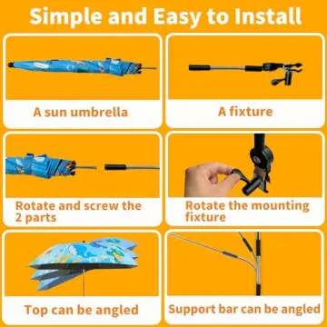 HMOCK Water Table Cover and Umbrella for Toddlers