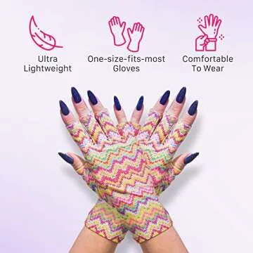 ManiGlovz: Stylish UPF 50+ UV Nail Protection Gloves