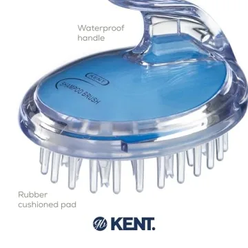Kent SH1 BLU Scalp Scrubber Brush for All Hair Types