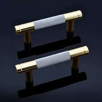 Zernmiarder Knurled Cabinet Pulls - Affordable Luxury 12 Pack