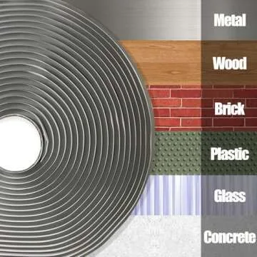 LLPT Butyl Tape White 1 Inch x 33Ft Tight Seal for Leak Proof EPDM RV Repair Window Glass Boat Sealing Roof Pipe Patching(WST233)