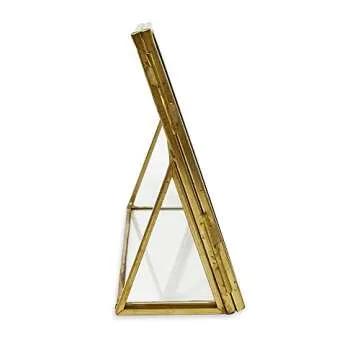 Isaac Jacobs Antique Gold Floating Photo Frame (Horizontal)