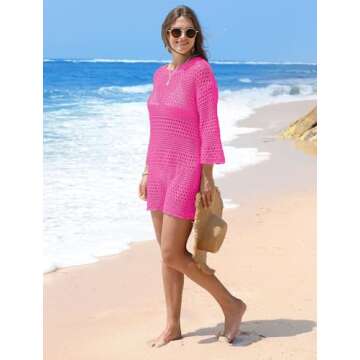 Stylish SAMPEEL Crochet Swimsuit Cover-Up for Women
