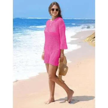 Stylish SAMPEEL Crochet Swimsuit Cover-Up for Women