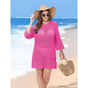 Stylish SAMPEEL Crochet Swimsuit Cover-Up for Women