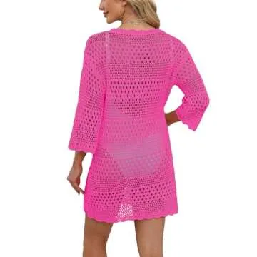 Stylish SAMPEEL Crochet Swimsuit Cover-Up for Women
