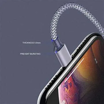 iPhone Charger,StinkLight [Apple MFi Certified] Lightning Cable 5Pack(3/3/3/6/10FT) Braided Nylon Fast Charger Cable Compatible iPhone 12Pro Max/12Pro/12/11Pro Max/11Pro/11/XS/XsMax/XR/8/7/6/iPad/iPod