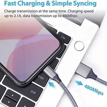 iPhone Charger,StinkLight [Apple MFi Certified] Lightning Cable 5Pack(3/3/3/6/10FT) Braided Nylon Fast Charger Cable Compatible iPhone 12Pro Max/12Pro/12/11Pro Max/11Pro/11/XS/XsMax/XR/8/7/6/iPad/iPod