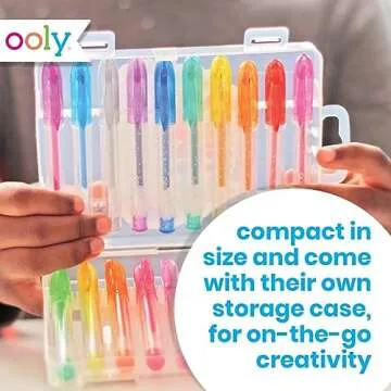 Ooly Scented Mini Doodlers Gel Set of 20 Pens - 20 Mini Glitter, Neon and Pastel Scented Gel Pens for Kids, Adults, Art Supplies, Stationery Supplies