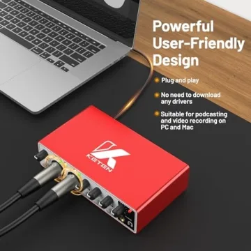 Keten USB Audio Interface - 24bit/192kHz, Phantom Power