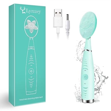 Lyrzzey Sonic Facial Cleansing Brush - Deep Cleaning & Exfoliation