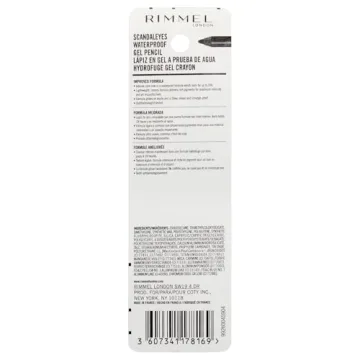 Rimmel Waterproof Gel Pencil Eyeliner | Smudge-Proof & Long-Lasting