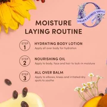 PROUDLY Moisture Layering Gift Set by Gabrielle Union & Dwyane Wade, Baby Lotion, Baby Oil & All Over Balm, Black & Brown Babies & Dry, Sensitive Skin