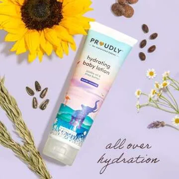 PROUDLY Moisture Layering Gift Set by Gabrielle Union & Dwyane Wade, Baby Lotion, Baby Oil & All Over Balm, Black & Brown Babies & Dry, Sensitive Skin