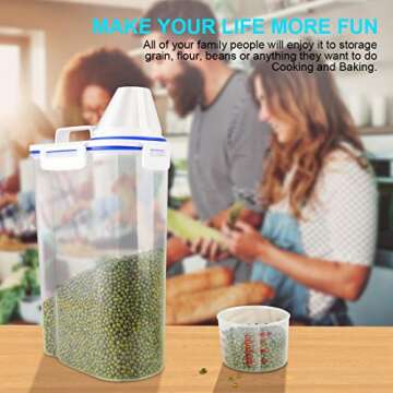 Uppetly Airtight Food Storage Container with Spout