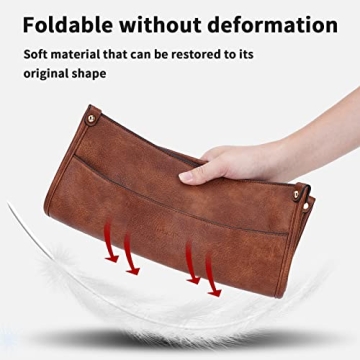 Vegan Leather Hobo Crossbody Bag with Guitar Strap