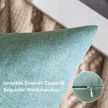 MIULEE Waterproof Pillow Covers for Indoor Outdoor Use