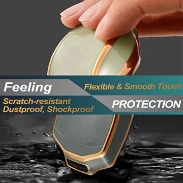 Stylish FEYOUN TPU Key Fob Cover for Toyota Models