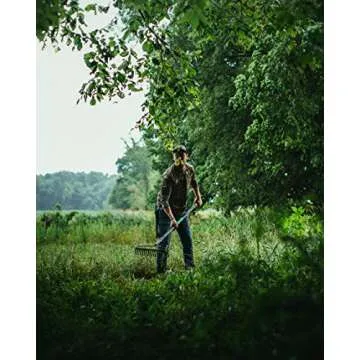 Heavy-Duty Hooyman Metal Bow Rake for Gardeners