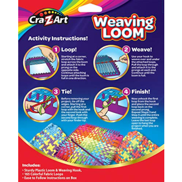 Cra-Z-Art Wonderful Weaves Loom Kit Creative Fun for Kids