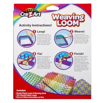 Cra-Z-Art Wonderful Weaves Loom Kit Creative Fun for Kids