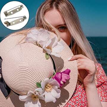 100 Pcs Durable Safety Clasp Brooch Pins for Crafts