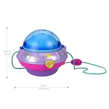 Polly Pocket Double Play Space Compact with Dolls & Accessories