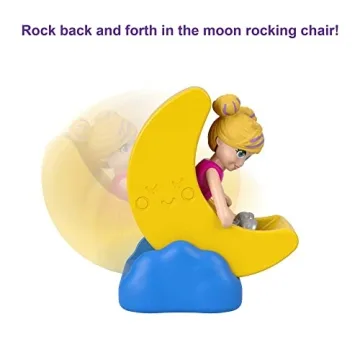 Polly Pocket Double Play Space Compact with Dolls & Accessories