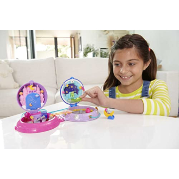 Polly Pocket Double Play Space Compact with Dolls & Accessories
