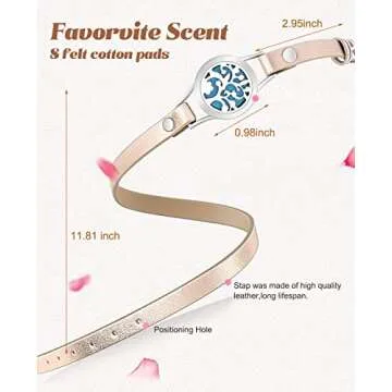 Jack & Rose Essential Oil Diffuser Bracelet for Women