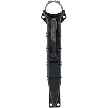 Benchmade - SOCP 179 Rescue Tool with Black Sheath, Hook, Oxygen Wrench, and Carbide Glass Breaker (179GRY)